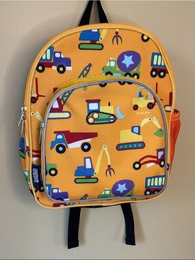 Wildkin 12in Under Construction Toddler Backpack with Insulated Front Pocket